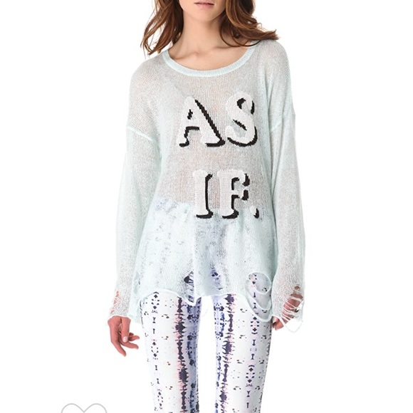 Wildfox White label sweater top - Picture 9 of 9